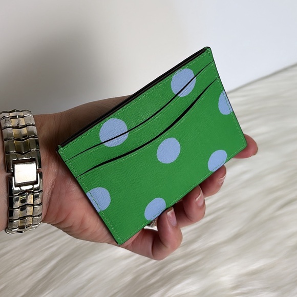 NWT💃Kate Spade Morgan Sunshine Dot Card Holder - Picture 2 of 4